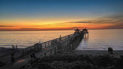 Naples Pier Sunset Cam