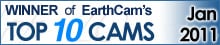 EarthCam Top 10 Winner Jan/2012
