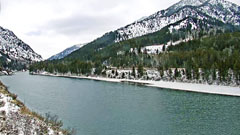 Snake River in Alpine Wyoming